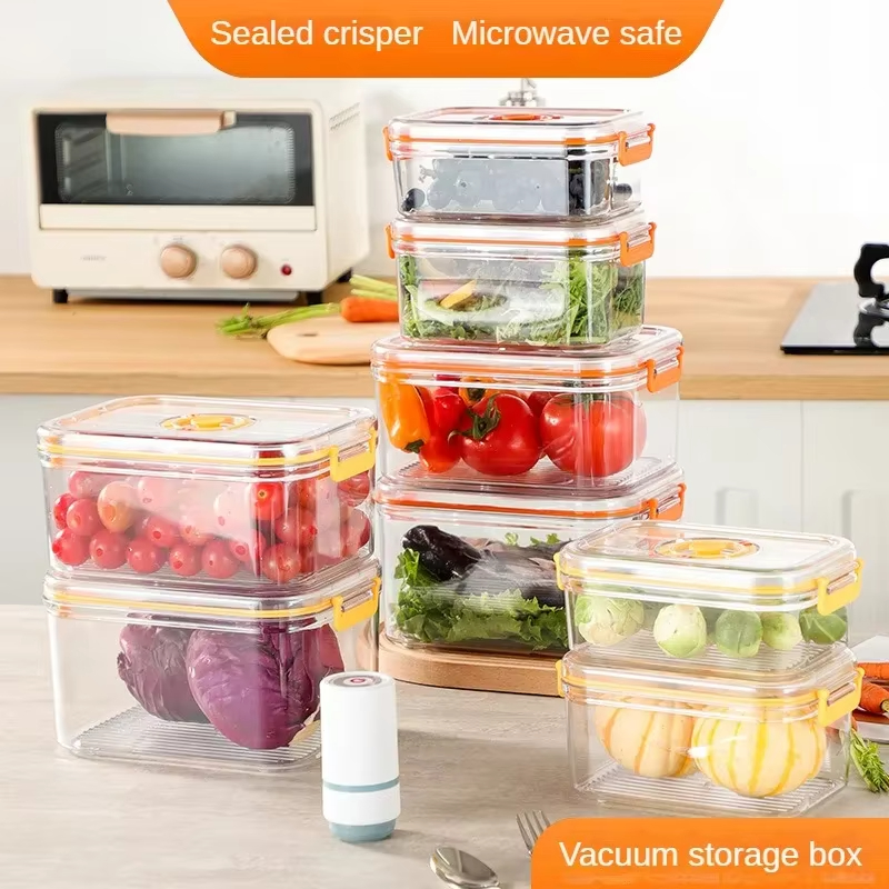 Food Storage Order - Vacuum Fresh-keeping Box Refrigerator Sealed Canister
