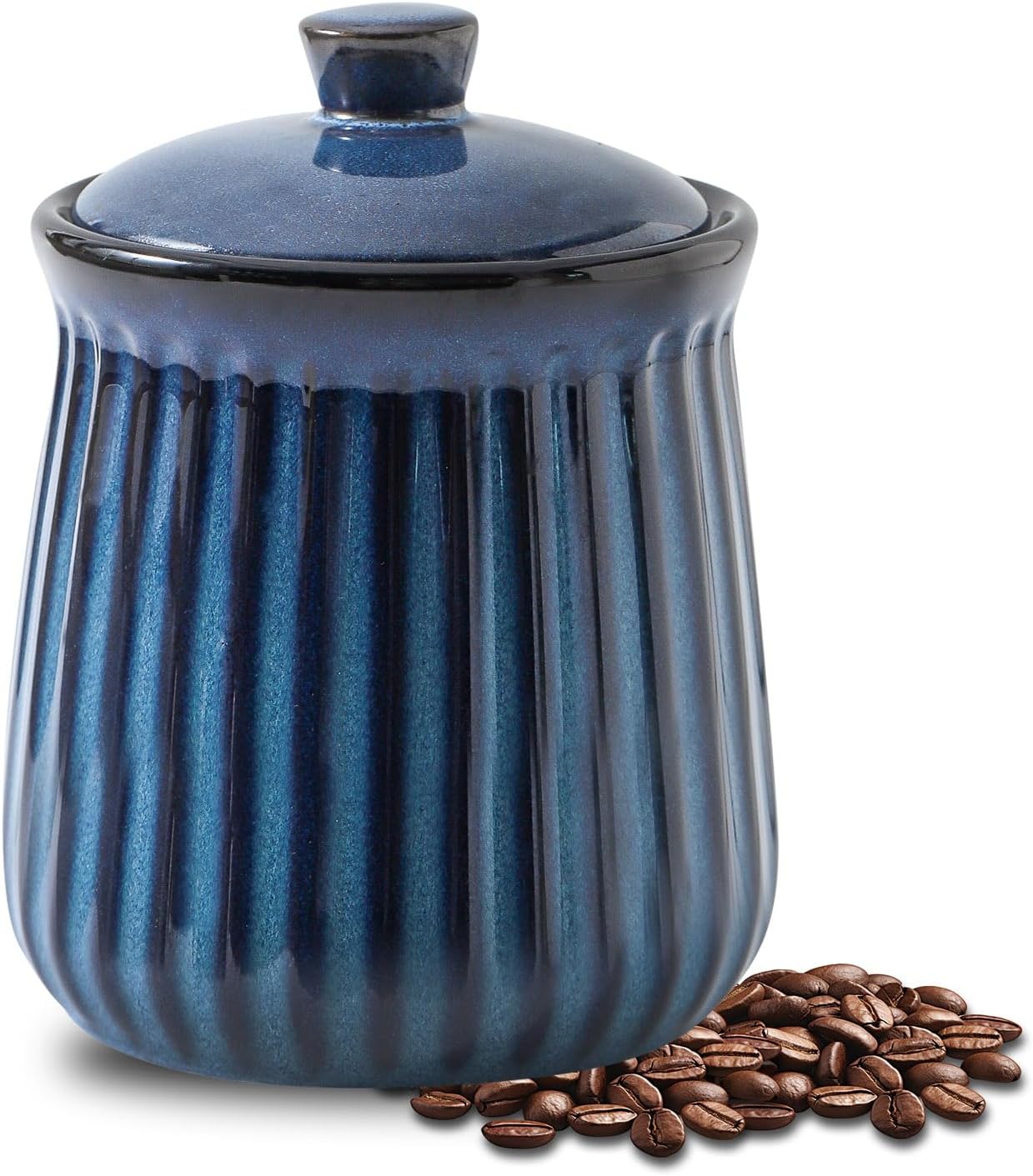 Food Storage Containers With Lids - Ceramic Storage Containers, 35 oz Coffee
