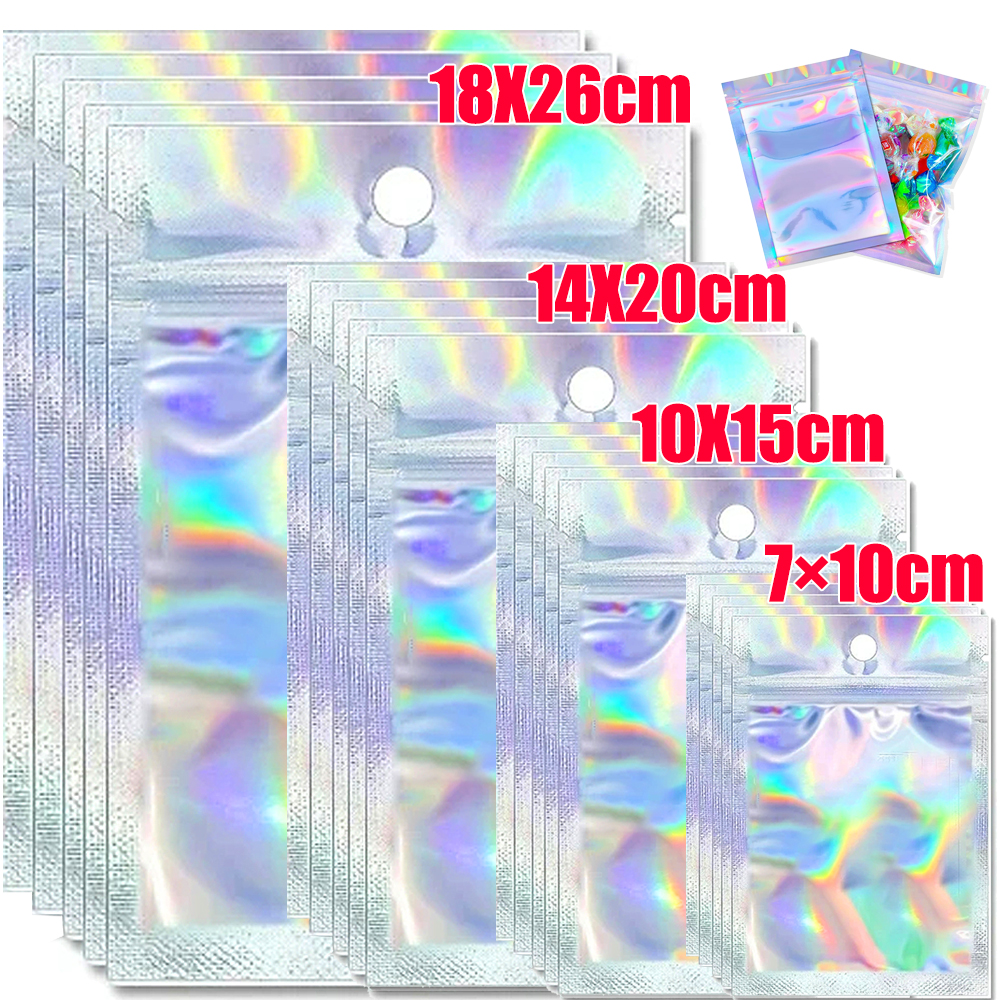 Resealable Laser Zip lock Bags - Food Storage Zip Bags avaliação e preço