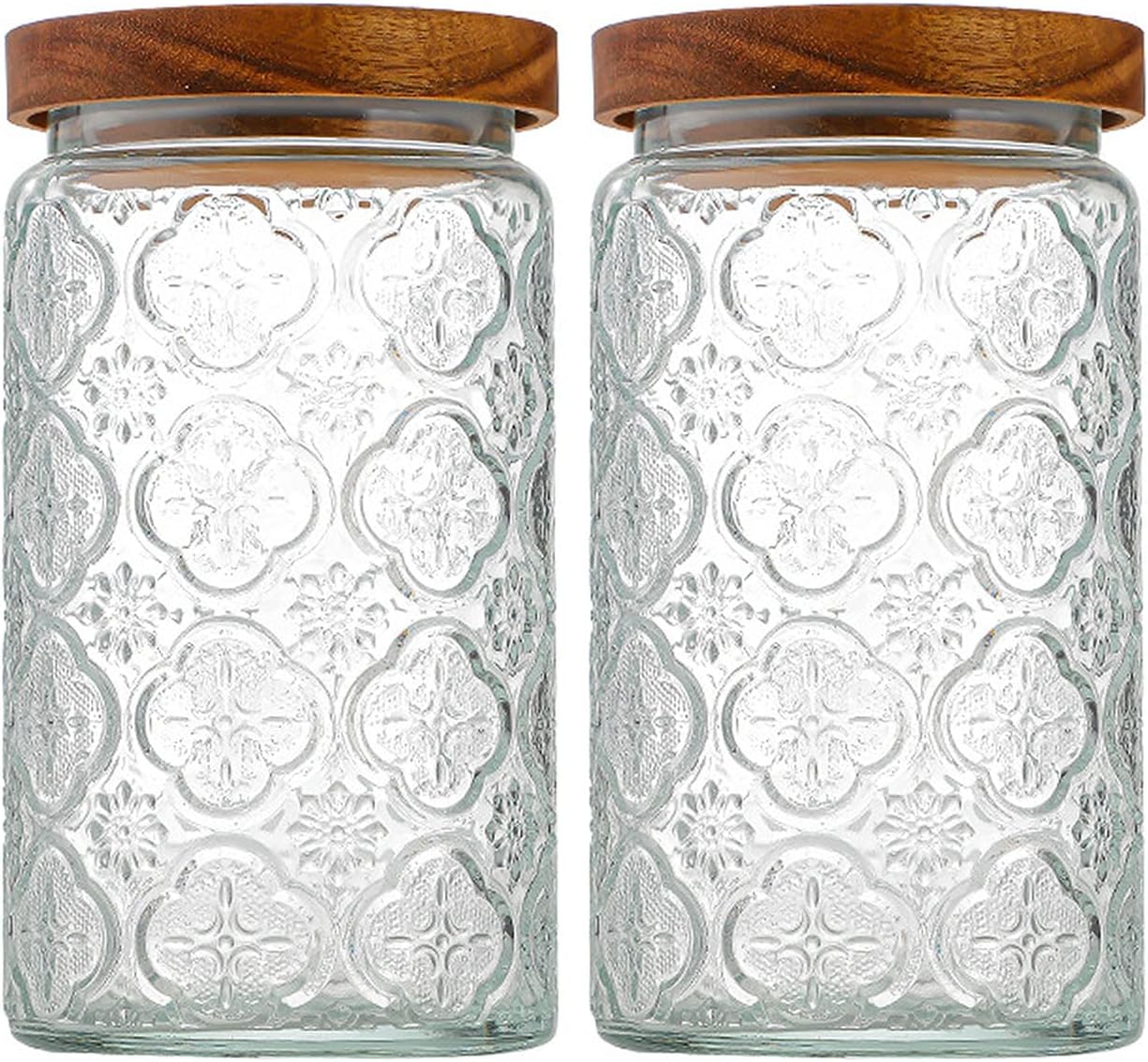 35oz/1000ml Glass Storage Jars - Food Storage Lid avaliação e preço