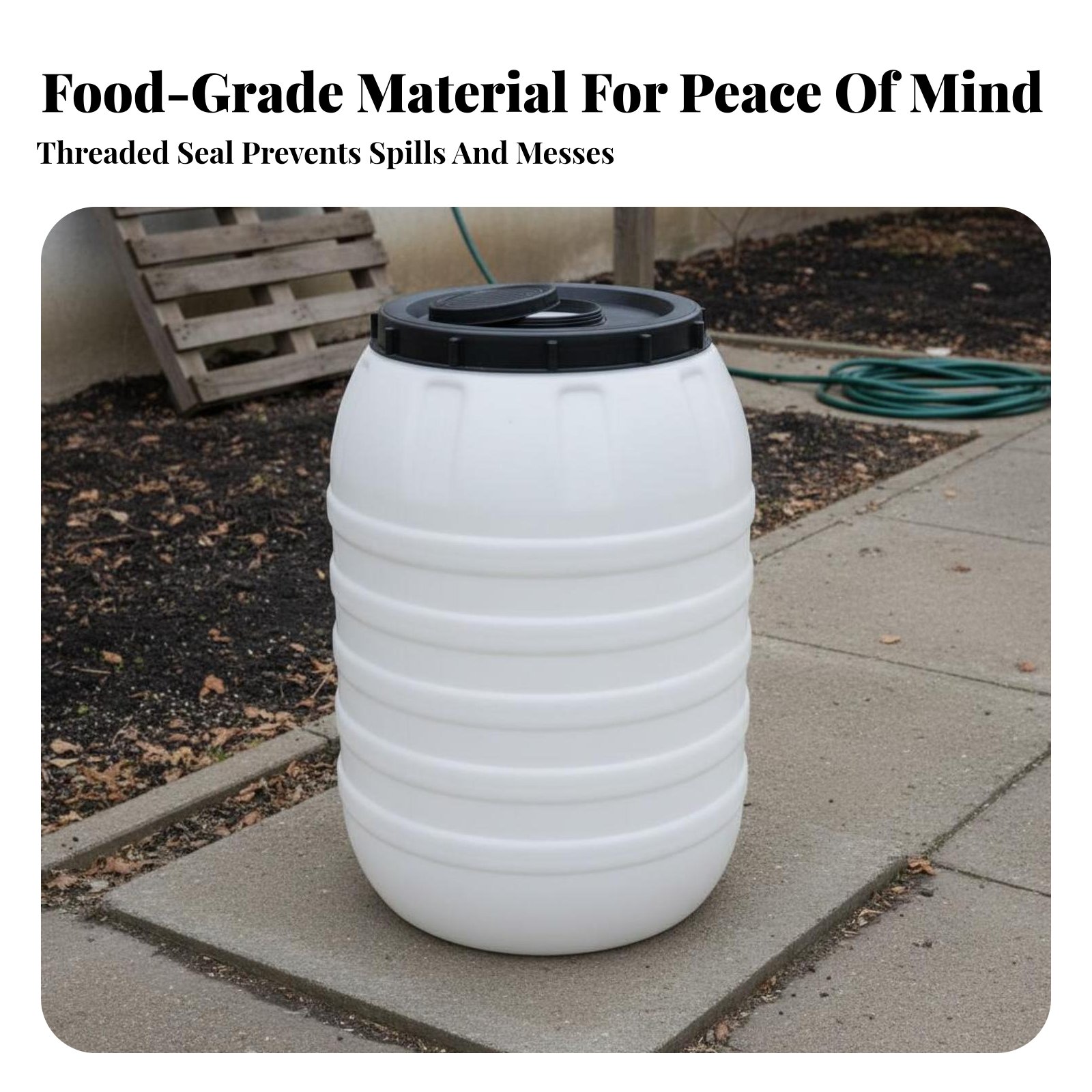 Food Grade Plastic Barrel Airt - Food Storage Lid avaliação e preço