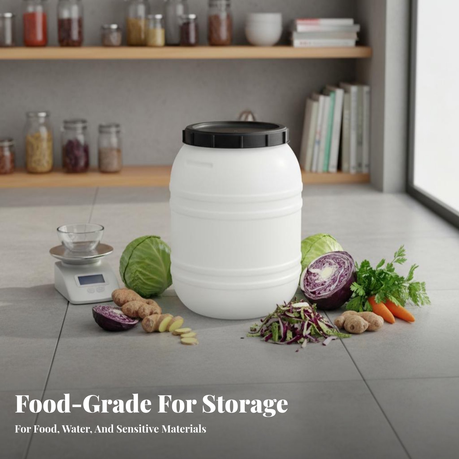 Food Grade Plastic Barrel Airt - Food Storage Lid avaliação e preço
