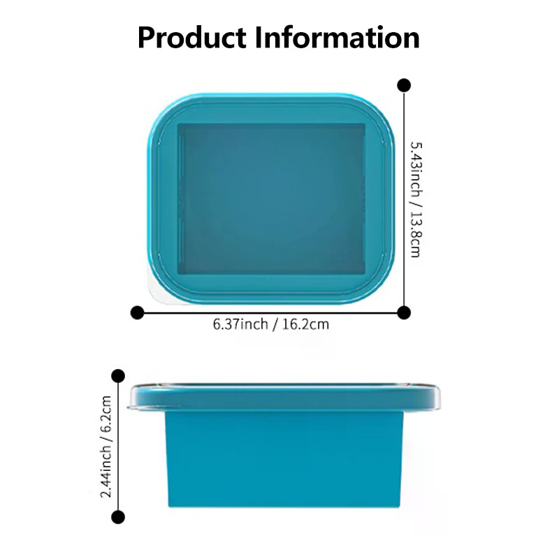 Silicone Freezing Tray With Pl - Food Storage Silicone avaliação e preço