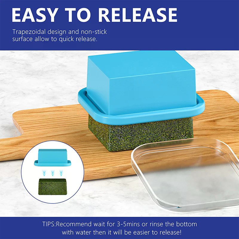 Silicone Freezing Tray With Pl - Food Storage Silicone avaliação e preço