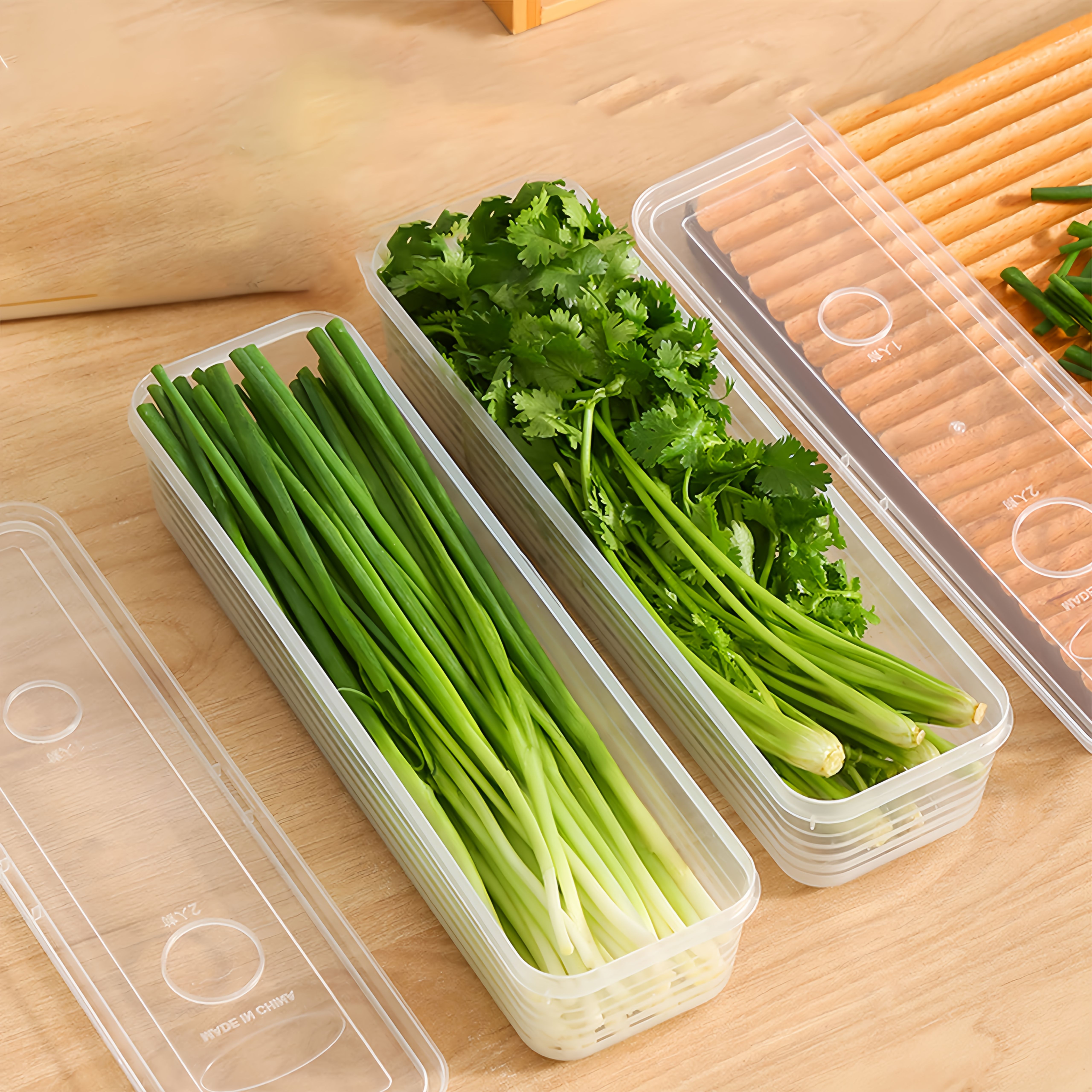 2/4/6pcs Food Vegetable Storag - Food Storage Order avaliação e preço
