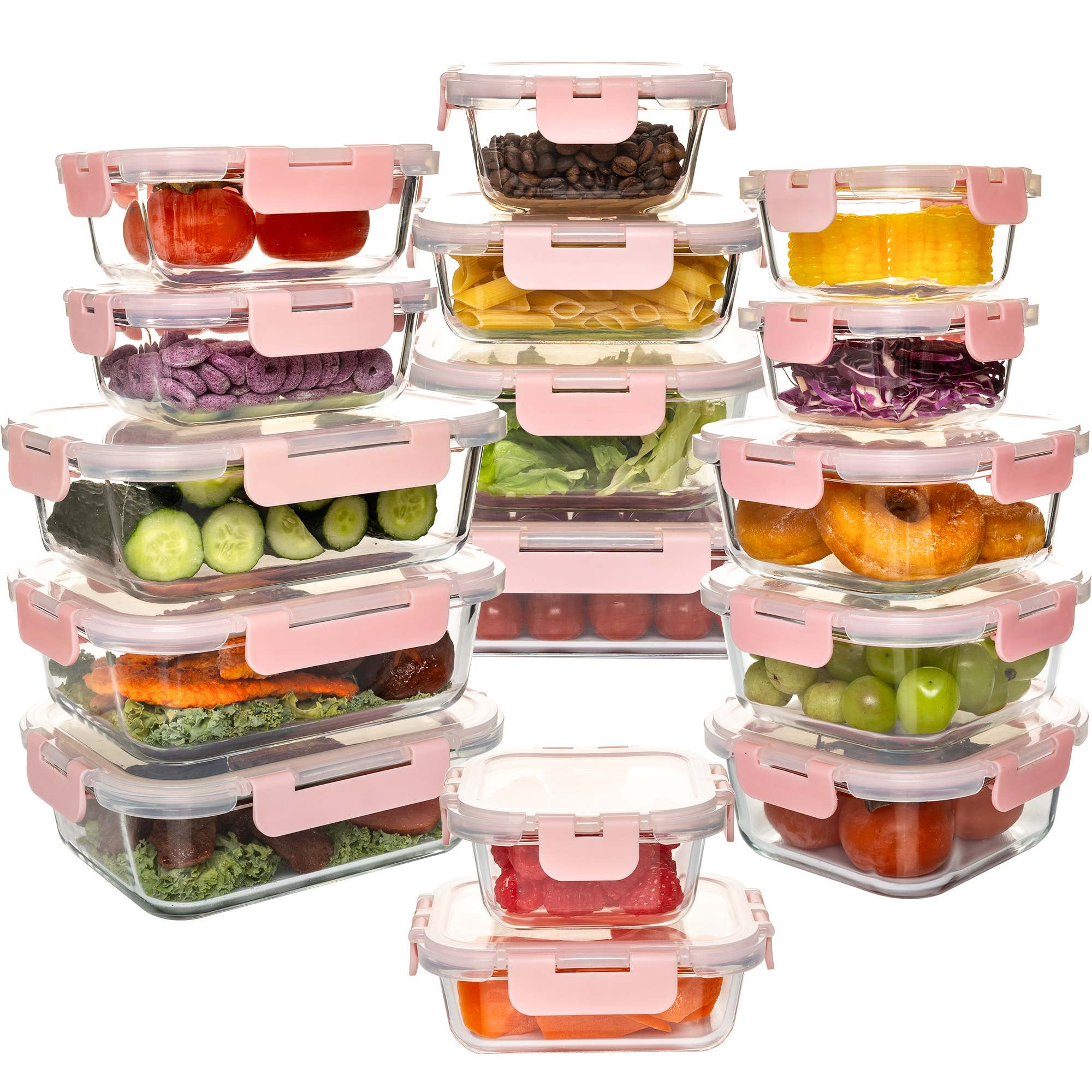 16-Piece Glass Food Storage Co - Food Storage Order avaliação e preço