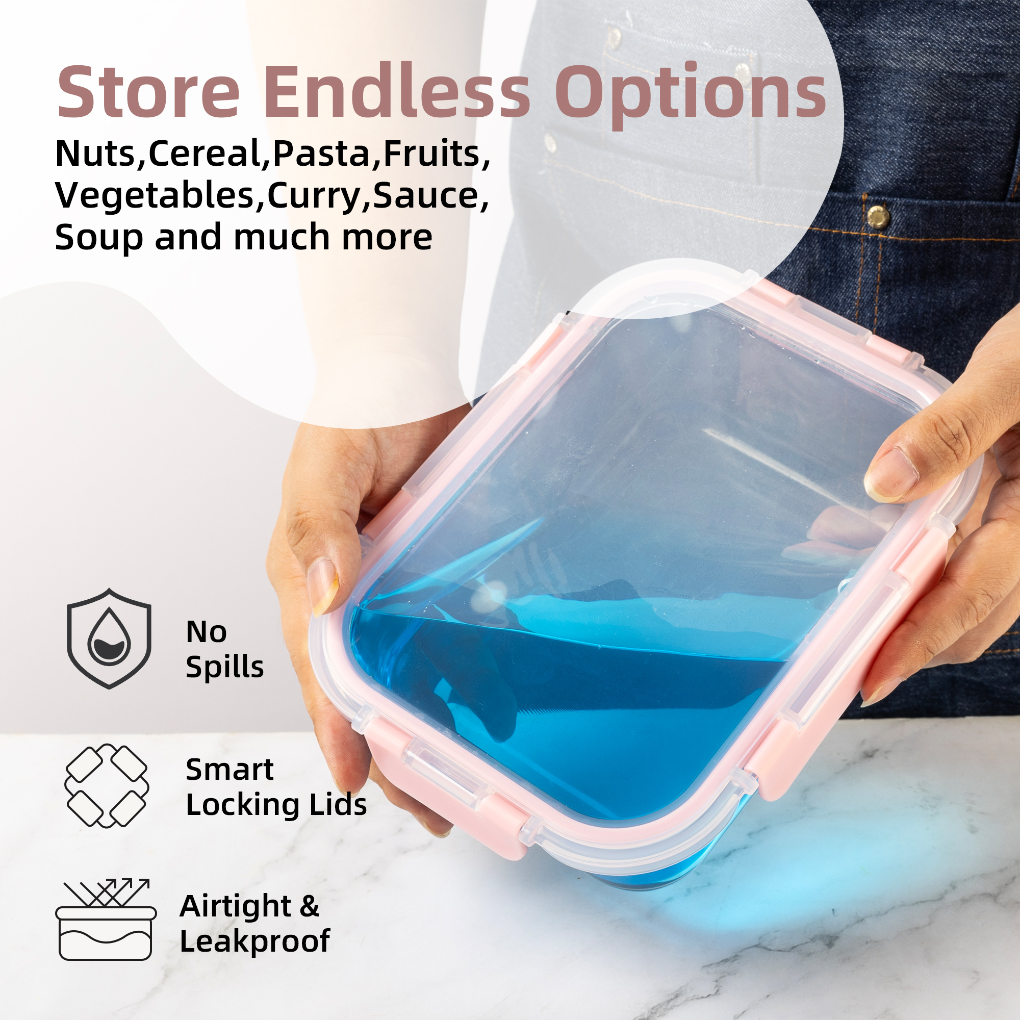 16-Piece Glass Food Storage Co - Food Storage Order avaliação e preço