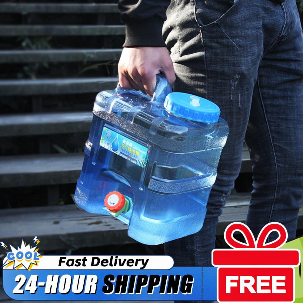 Portable Water Tank with Tap 7 - Food Storage Emergency avaliação e preço