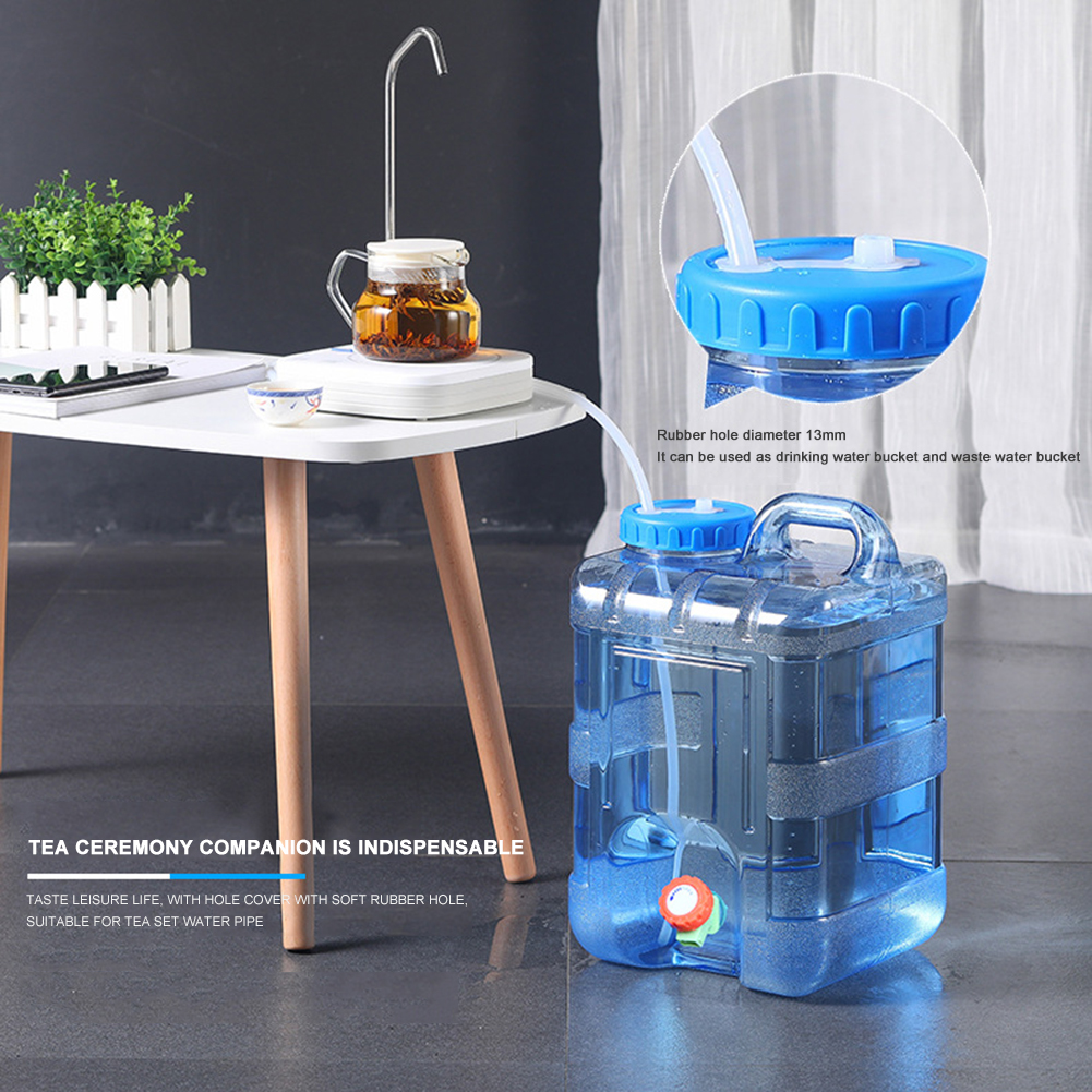 Portable Water Tank with Tap 7 - Food Storage Emergency avaliação e preço