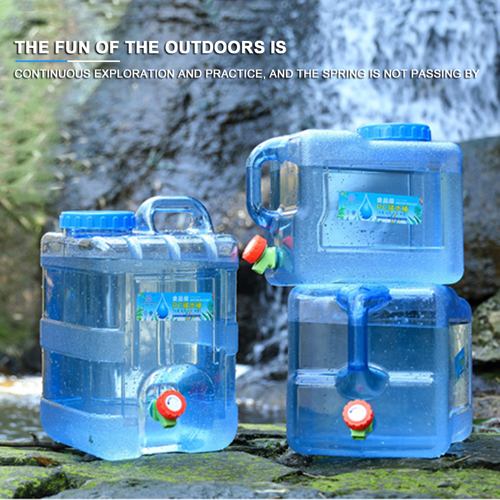 Portable Water Tank with Tap 7 - Food Storage Emergency avaliação e preço