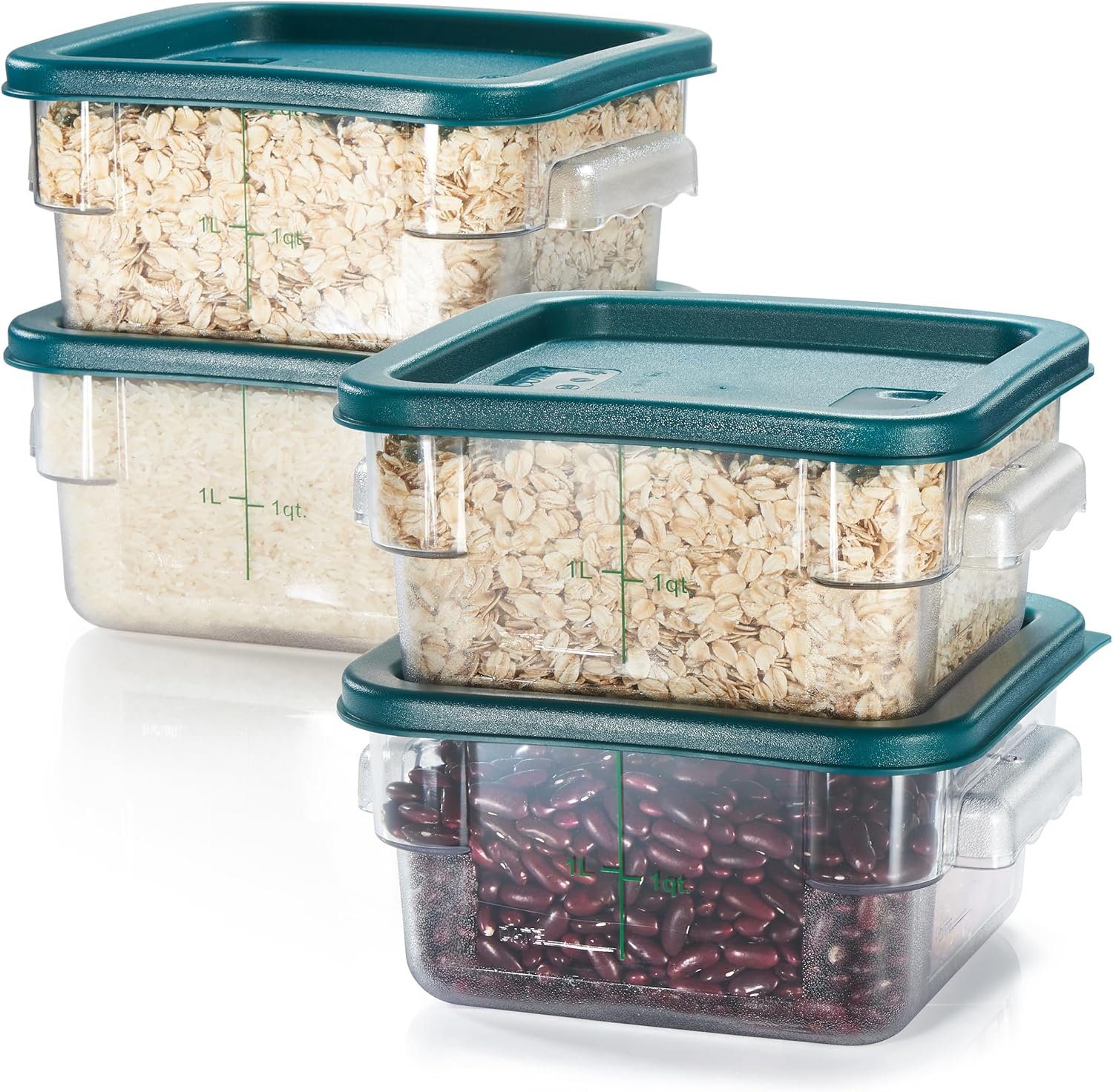 4 Pack Food Storage Container  - Food Storage Containers With Lids avaliação e preço