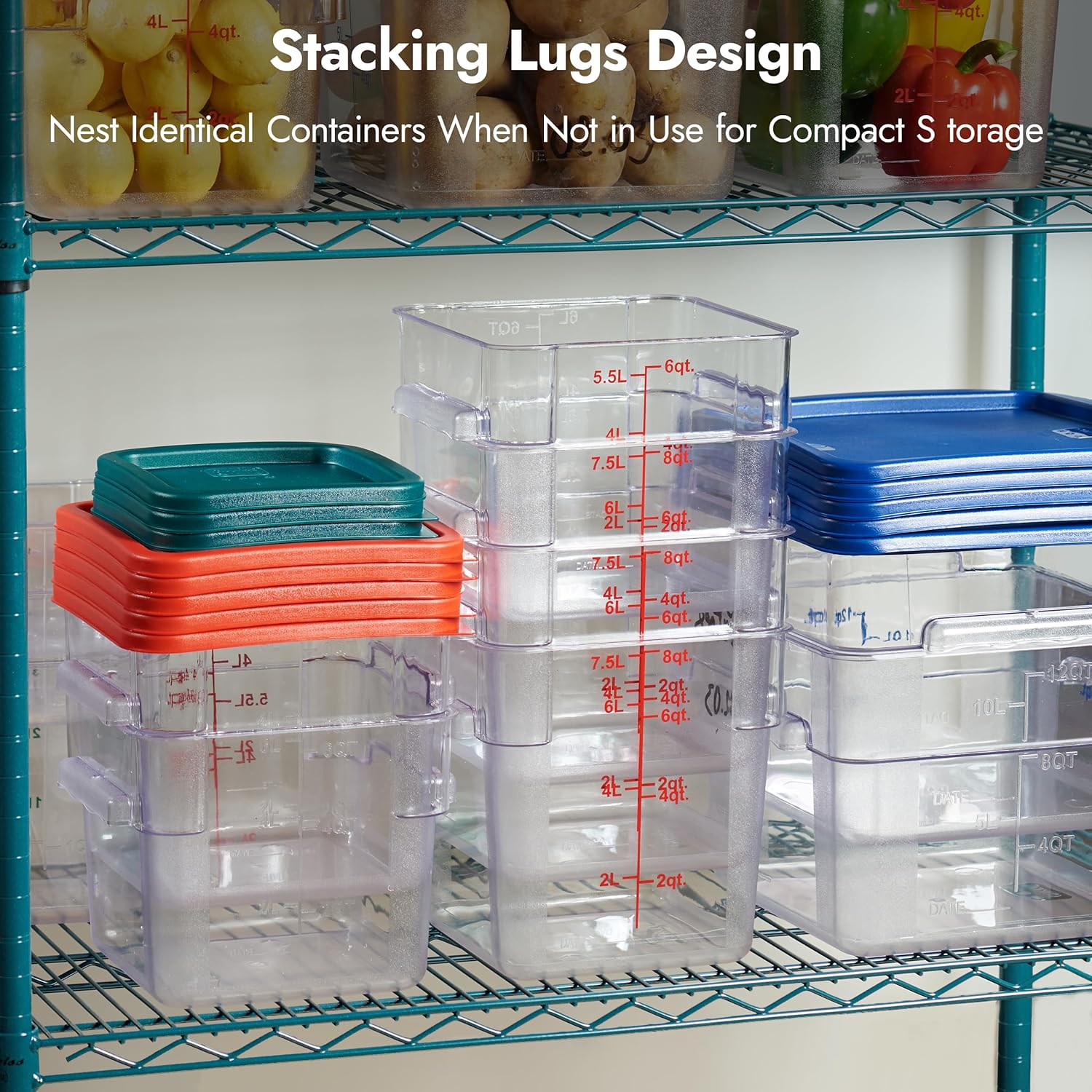 4 Pack Food Storage Container  - Food Storage Containers With Lids avaliação e preço
