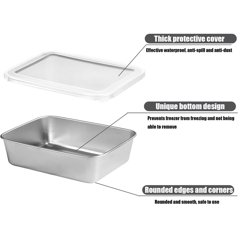 Stainless Steel Containers for - Food Storage Box avaliação e preço