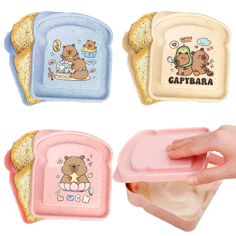 Capybara Portable Lunch Box Sa - Food Storage Silicone avaliação e preço