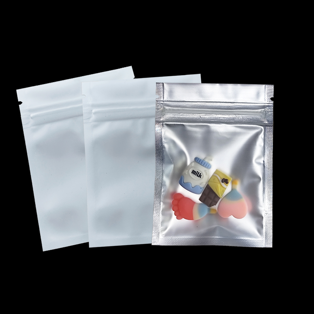 100pcs/lot Matte Clear Zip Loc - Food Storage Zip Bags avaliação e preço