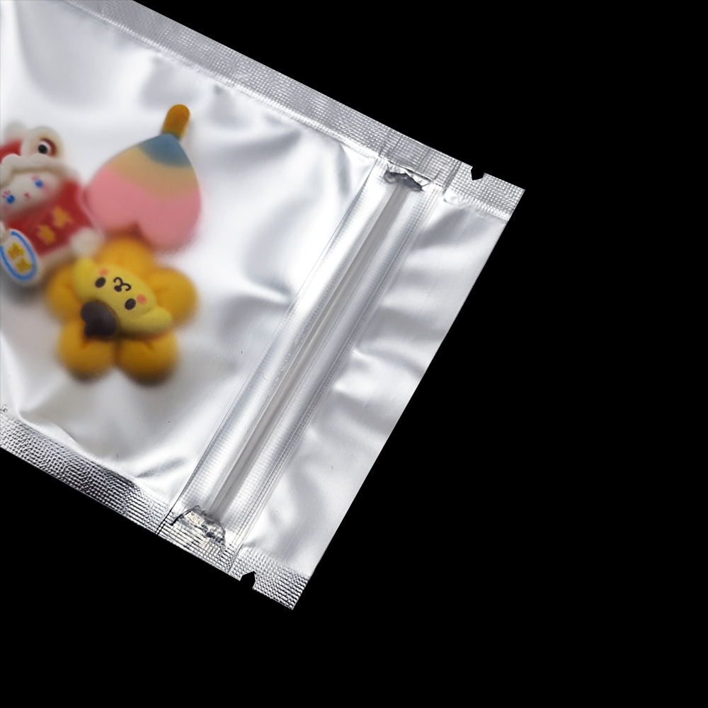 100pcs/lot Matte Clear Zip Loc - Food Storage Zip Bags avaliação e preço