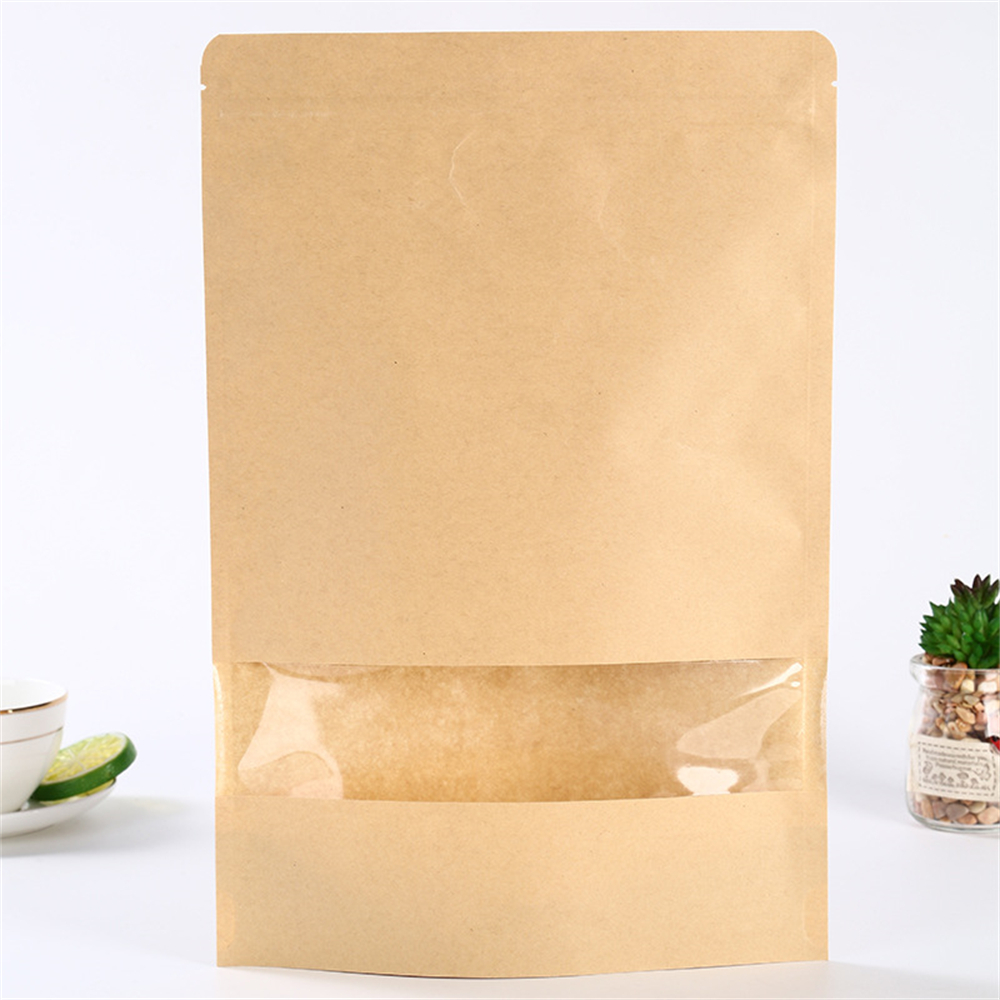 10pcs Zip Lock Kraft Paper Bag - Food Storage Year Supply avaliação e preço