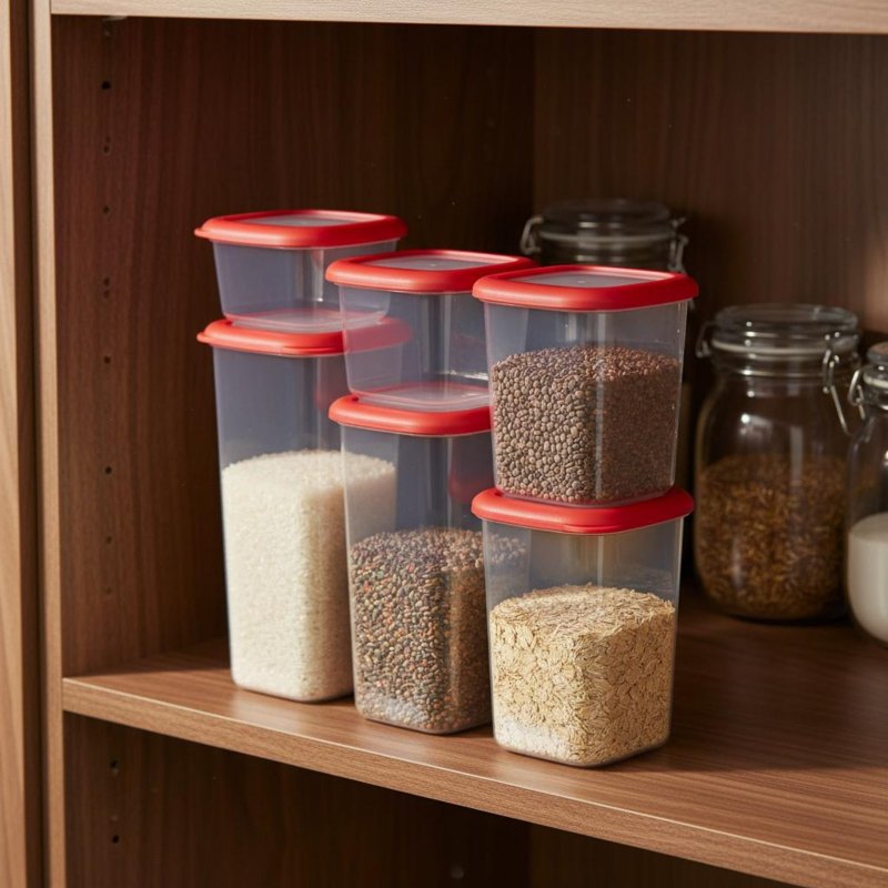 6 Pieces Airtight Food Storage - Set Food Storage avaliação e preço
