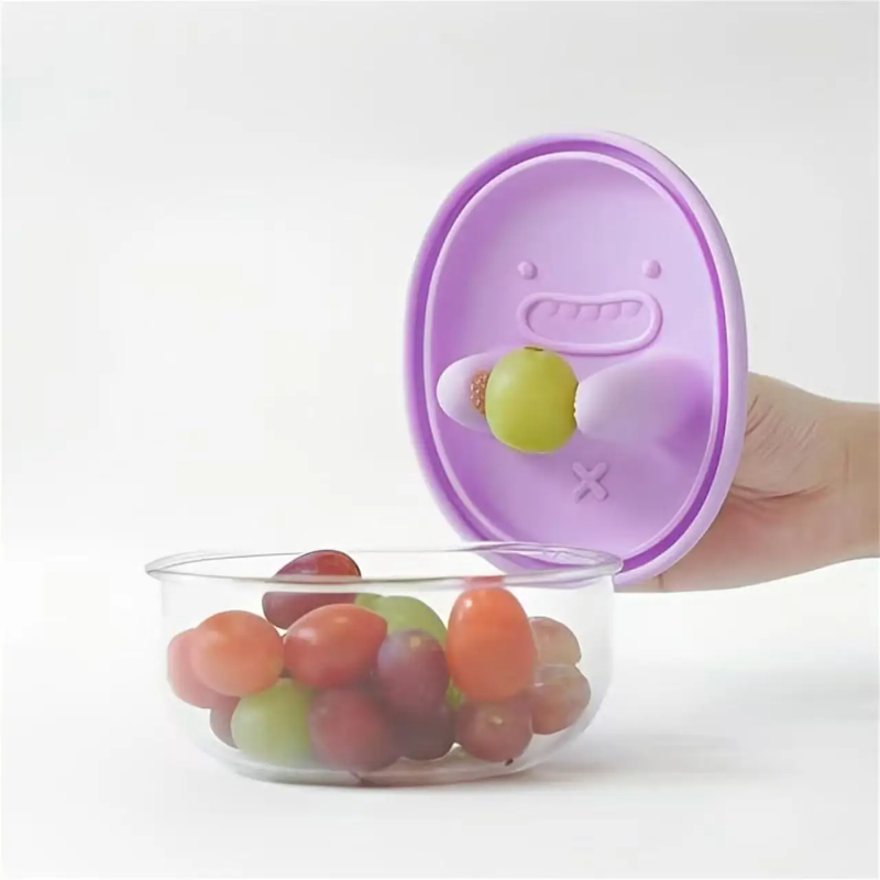 Hands-free snack box, no crumb - Food Storage Silicone avaliação e preço