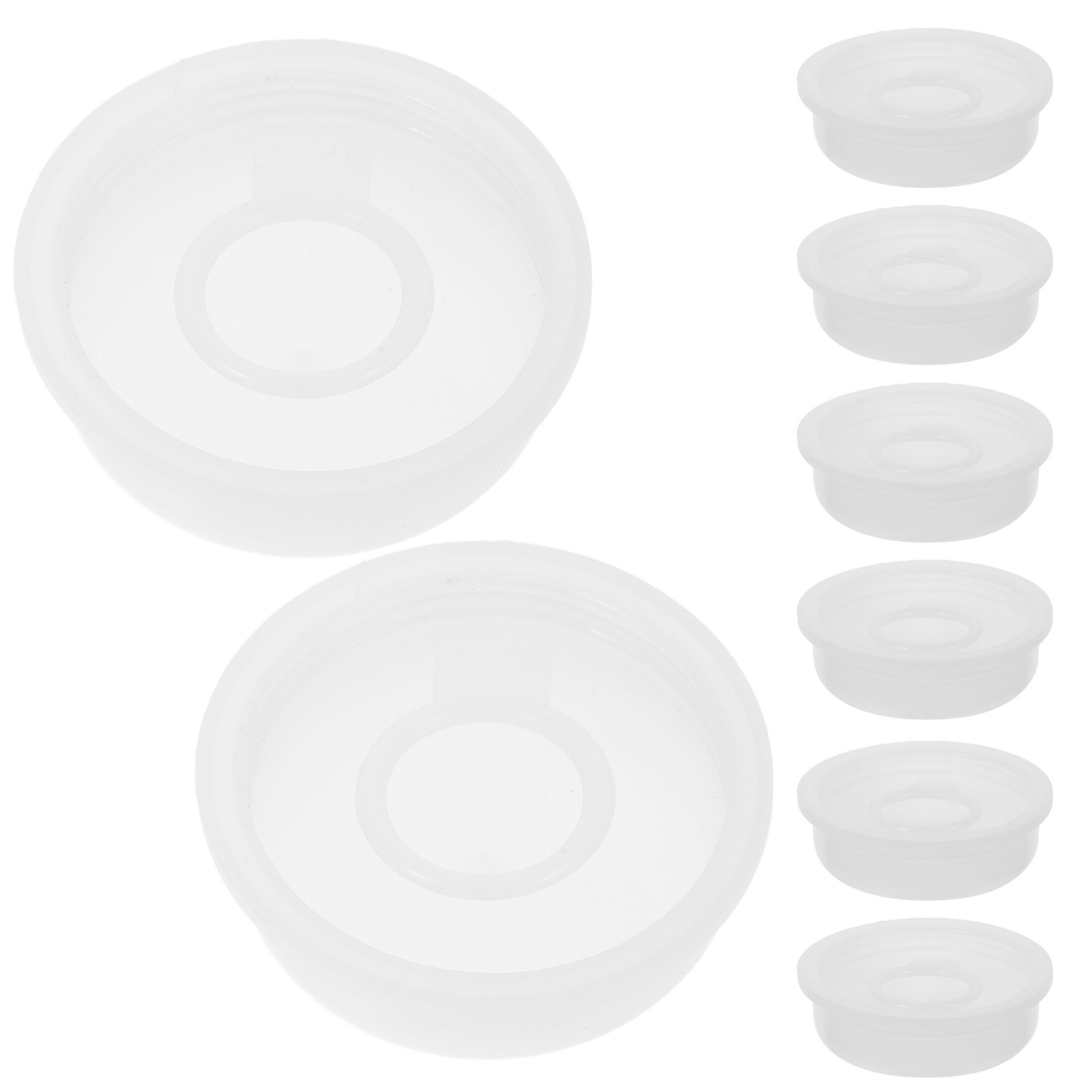 10Pcs Plastic Chemical Bucket  - Food Storage Lid avaliação e preço