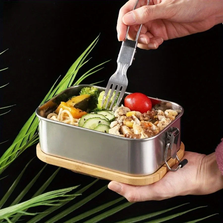 New 304 stainless steel bamboo - Food Storage Order avaliação e preço
