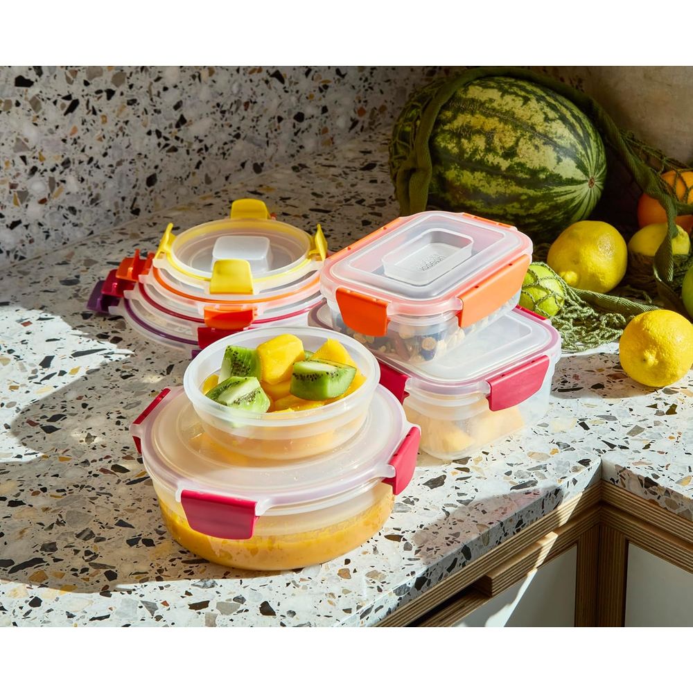 16-piece Plastic BPA Free Food - Set Food Storage avaliação e preço