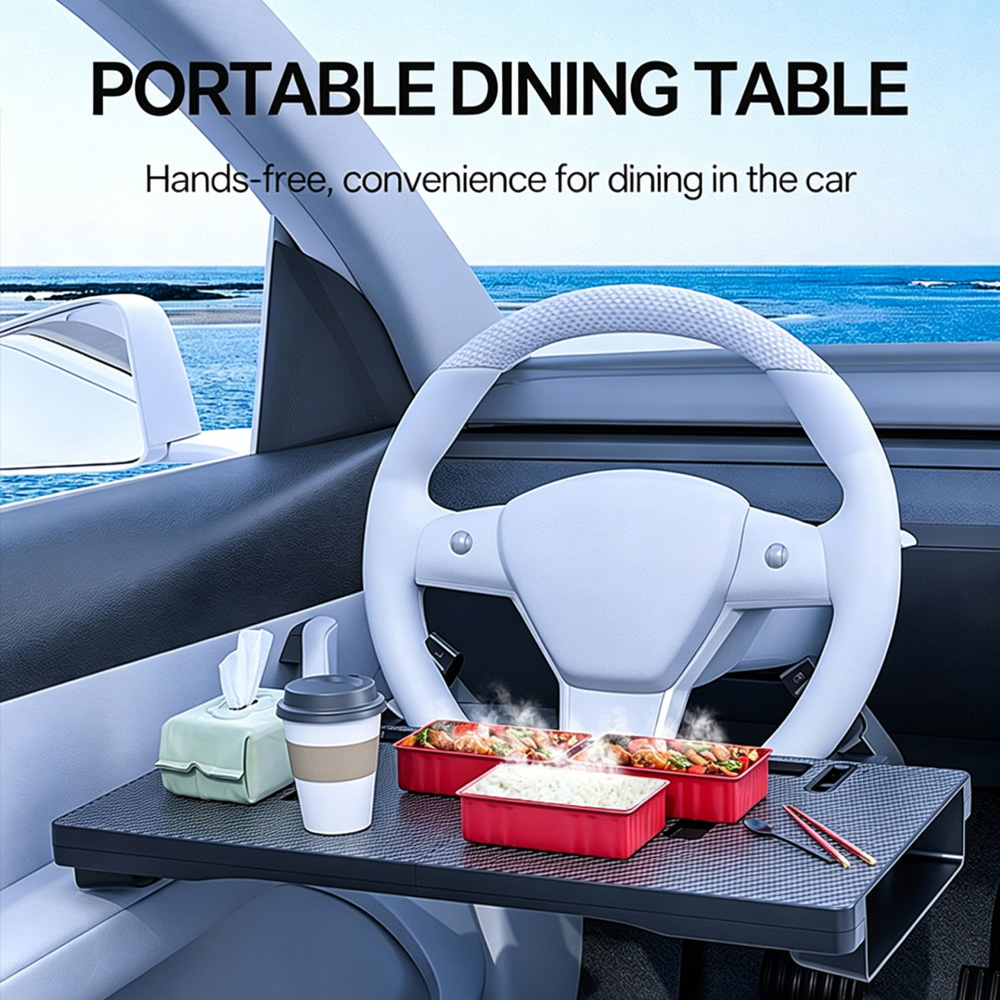 2-in-1 Foldable Car Steering W - Food Storage Order avaliação e preço