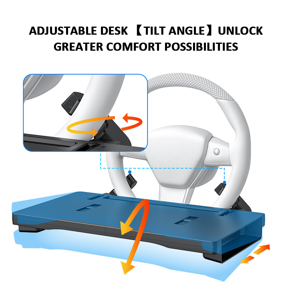 2-in-1 Foldable Car Steering W - Food Storage Order avaliação e preço