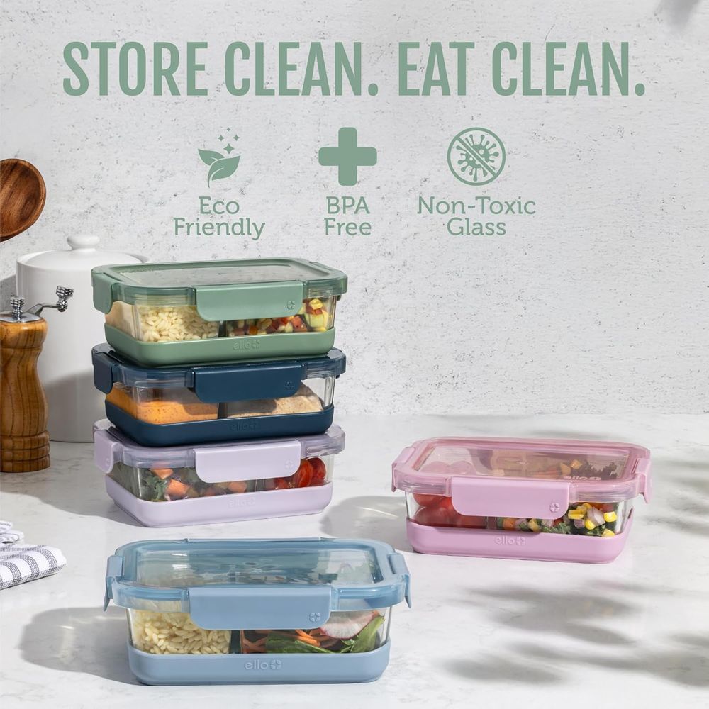 Refresh 3.4 Cup Divided Meal P - Food Storage Silicone avaliação e preço