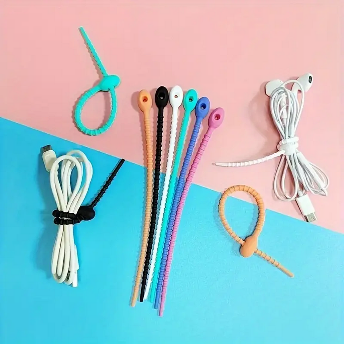 Silicone Reusable Cable Wire O - Food Storage Silicone avaliação e preço