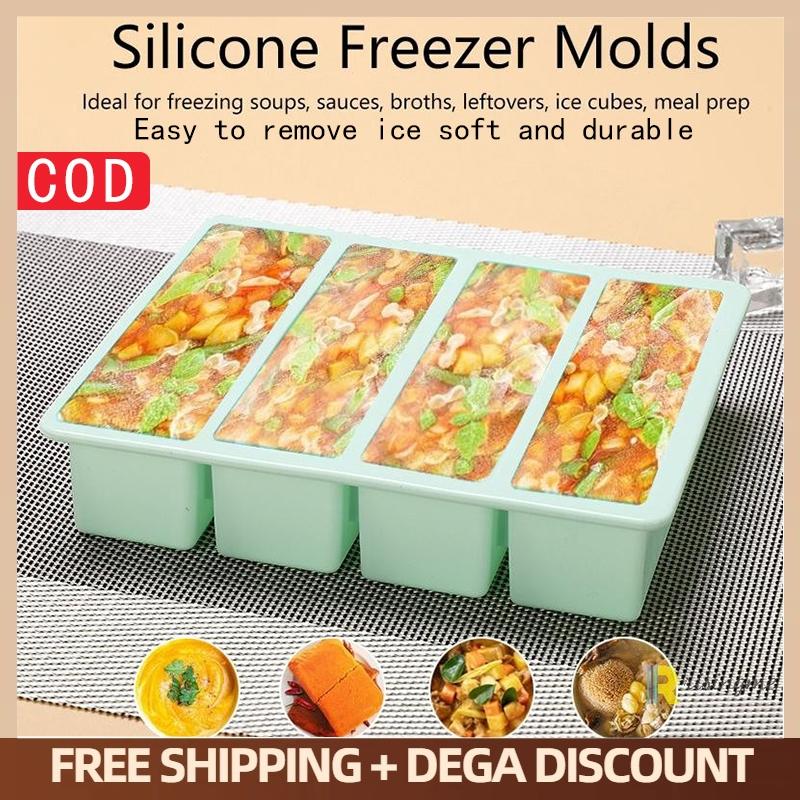 Extra Large Silicone Food Tray - Food Storage Silicone avaliação e preço