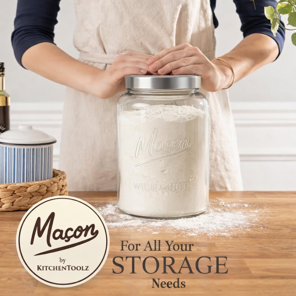 Extra Large    Jar - 1 Gallon  - Food Storage Containers With Lids avaliação e preço