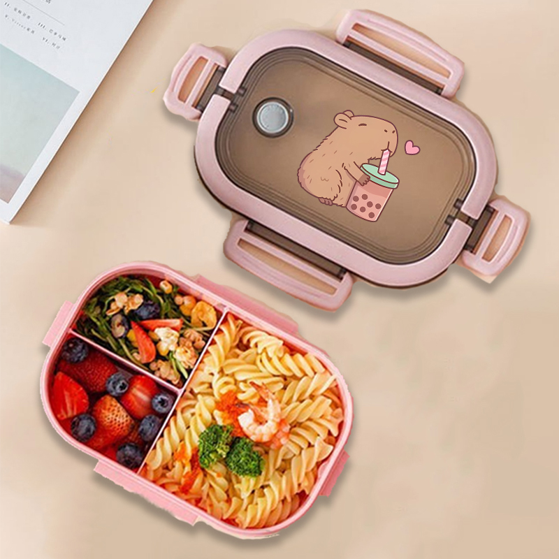 Capybara Bento Lunch Box Anime - Food Storage Box avaliação e preço