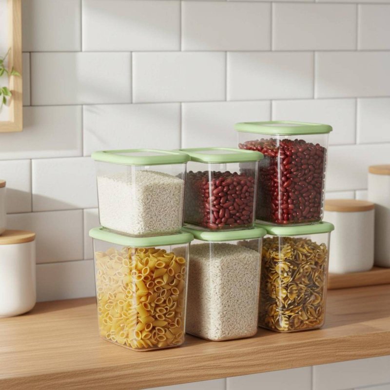 6 Pieces Airtight Food Storage - Set Food Storage avaliação e preço