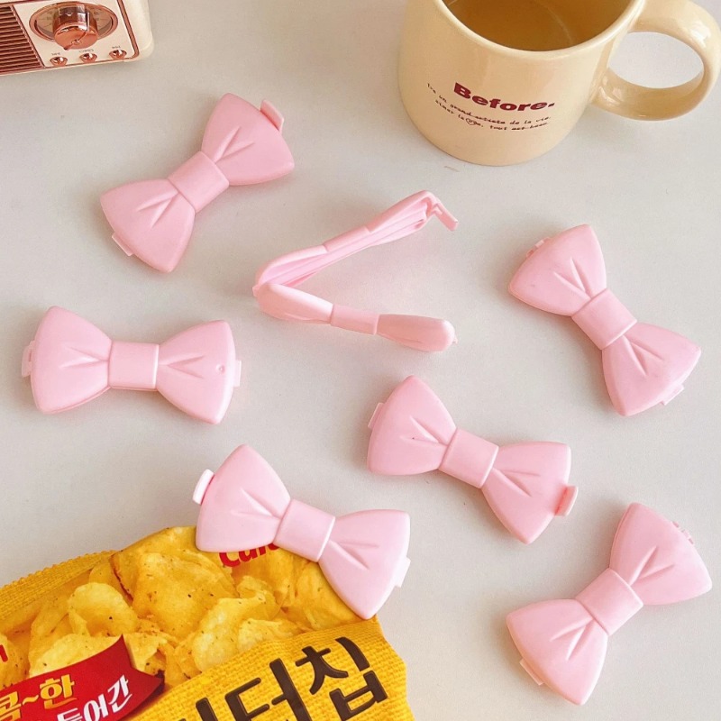 5PCS Kawaii Food Sealing Clip  - Food Storage Zip Bags avaliação e preço