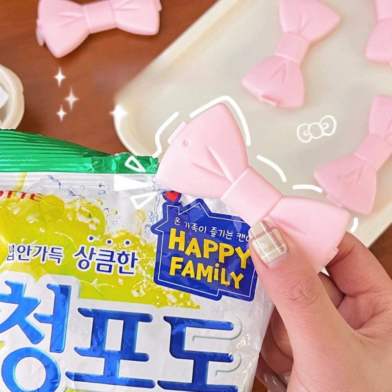 5PCS Kawaii Food Sealing Clip  - Food Storage Zip Bags avaliação e preço