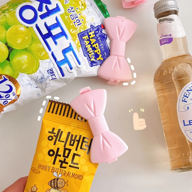 5PCS Kawaii Food Sealing Clip  - Food Storage Zip Bags avaliação e preço