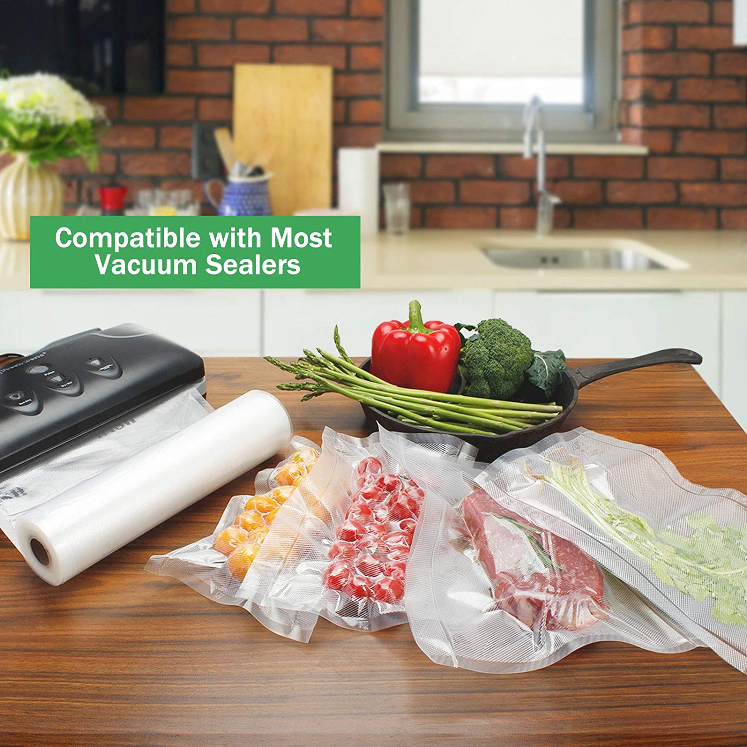 Vacuum bags for food Vacuum Se - Food Storage Zip Bags avaliação e preço