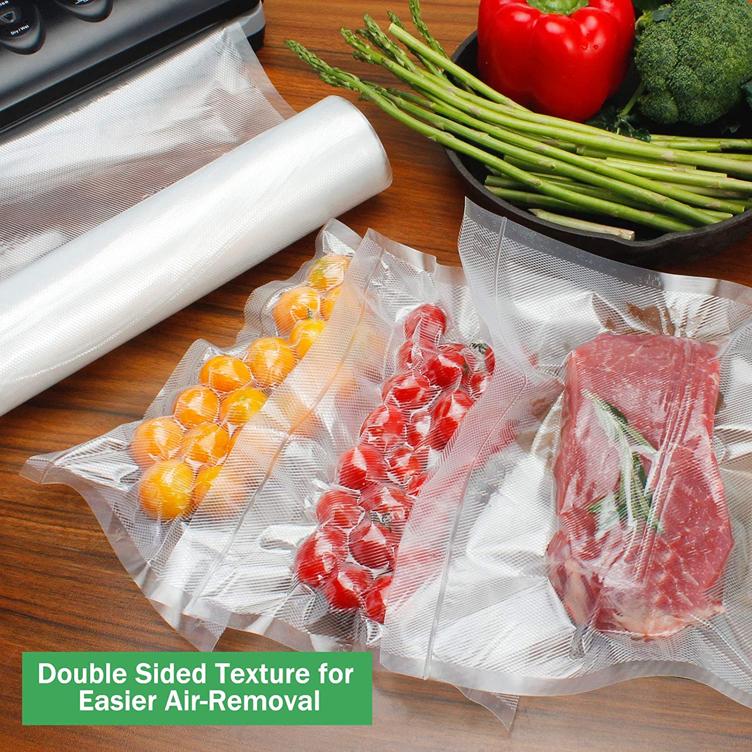 Vacuum bags for food Vacuum Se - Food Storage Zip Bags avaliação e preço