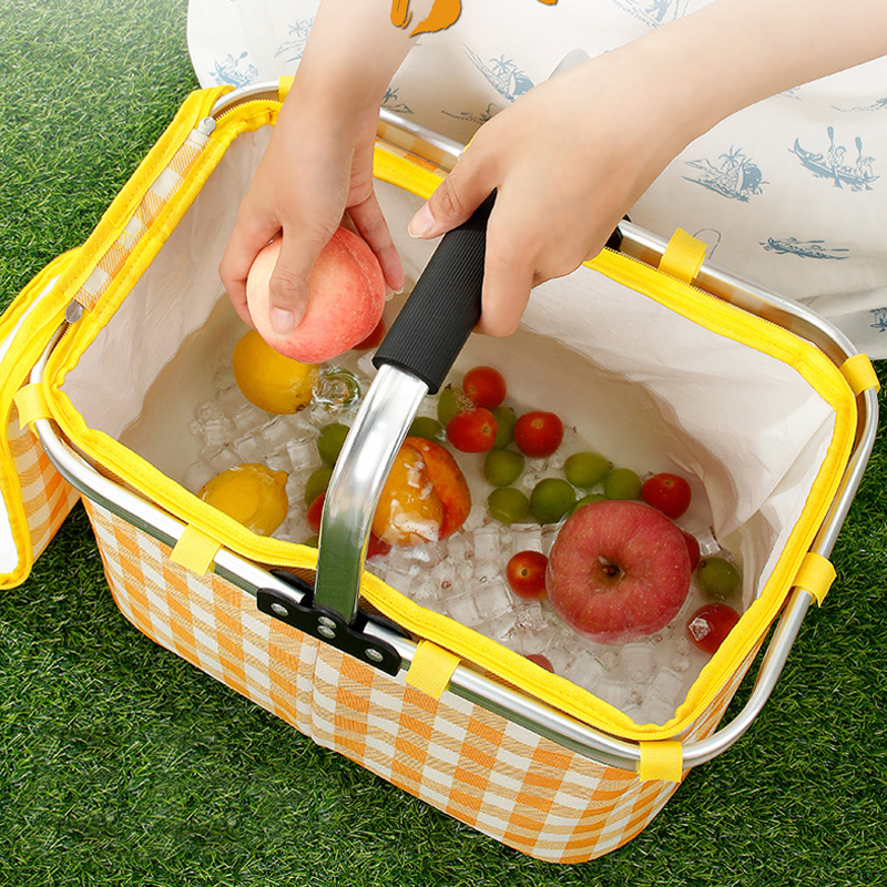 Retro Pastoral Lunch Bag Foldi - Food Storage In Cooler avaliação e preço