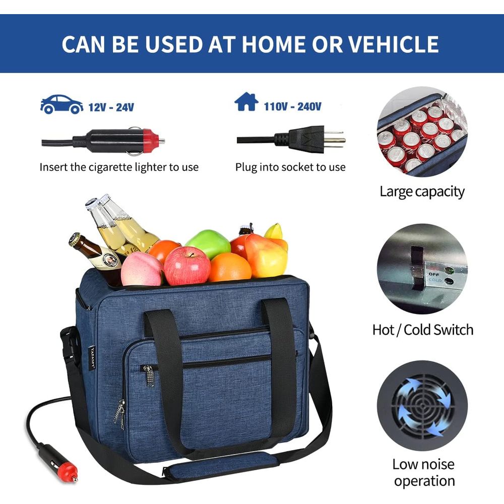 Portable 26-Quart Electric Veh - Food Storage In Cooler avaliação e preço