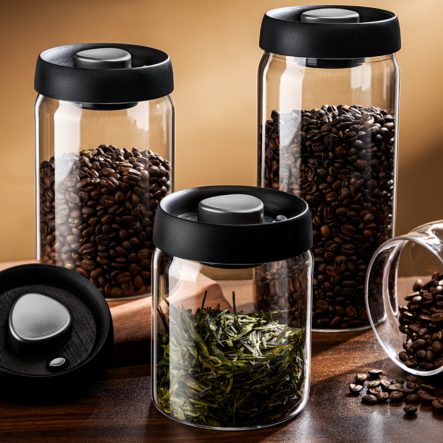 OANKR Vacuum Coffee Canister 5 - Food Storage Order avaliação e preço