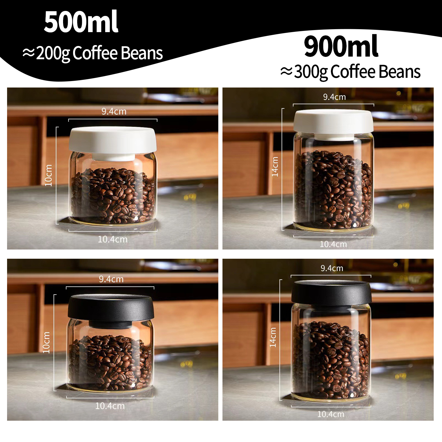 OANKR Vacuum Coffee Canister 5 - Food Storage Order avaliação e preço