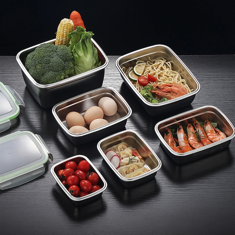 304 Stainless Steel Lunch Box  - Food Storage Silicone avaliação e preço