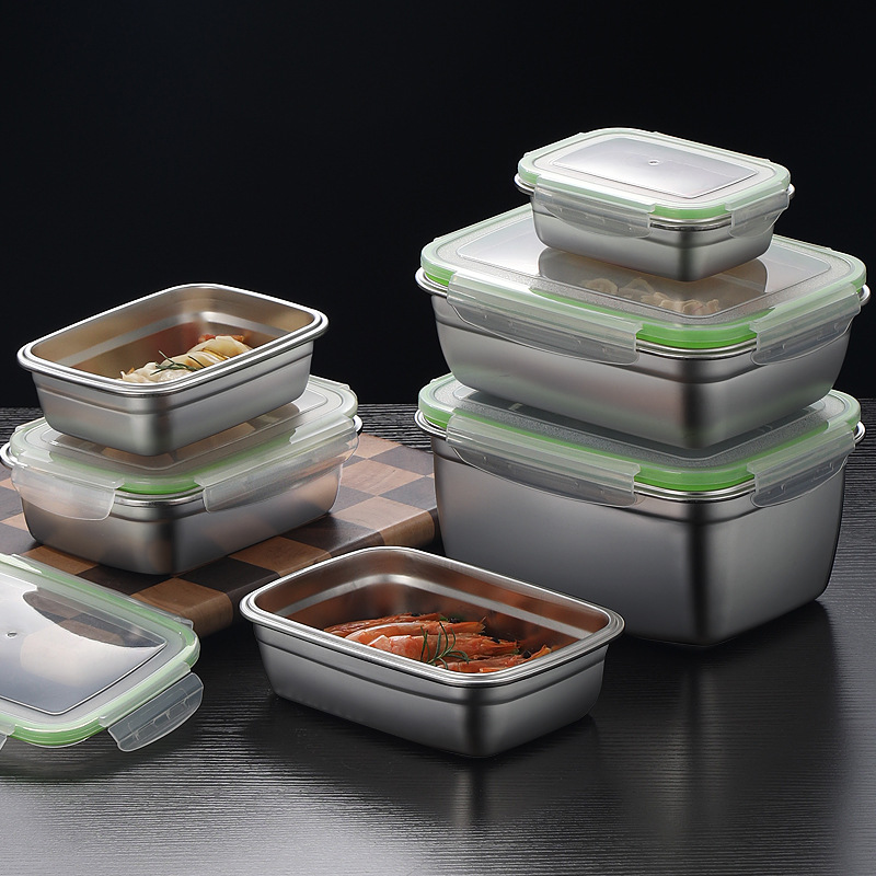 304 Stainless Steel Lunch Box  - Food Storage Silicone avaliação e preço