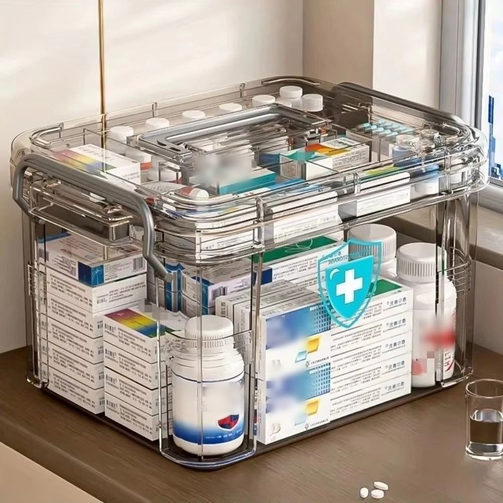 Double Layers Medicine Storage - Food Storage Emergency avaliação e preço