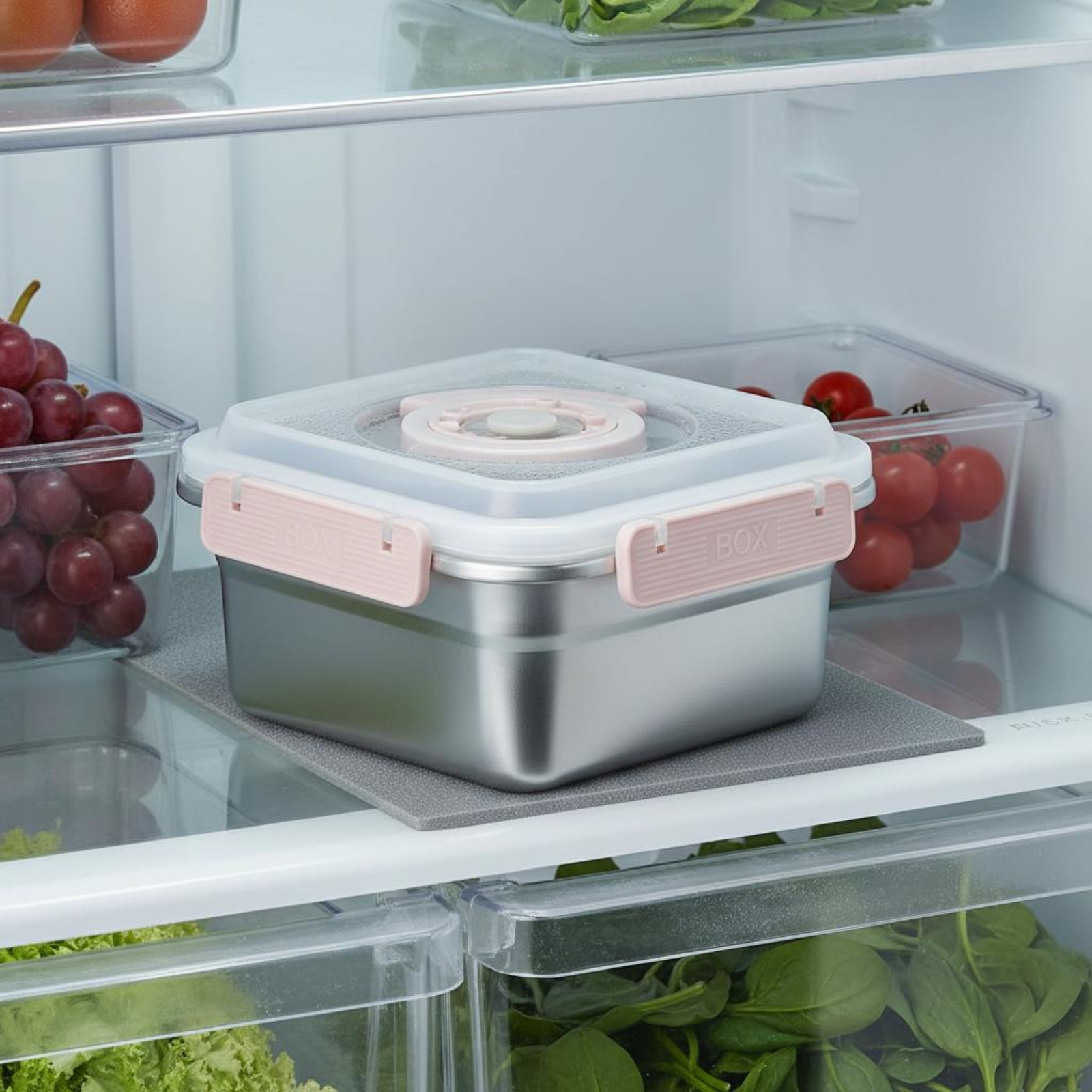 3 Pieces Stainless Steel Food  - Food Storage Box avaliação e preço