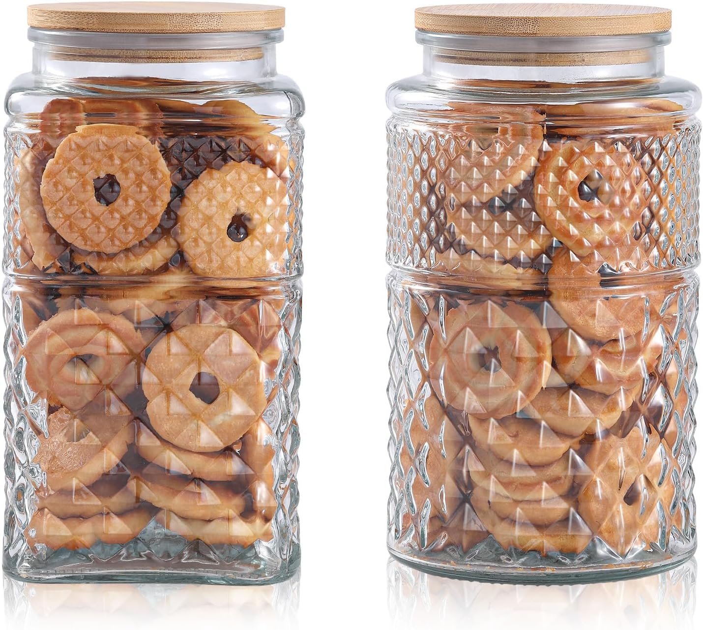 0.7Gallon/2600ml Glass Cookie  - Set Food Storage avaliação e preço