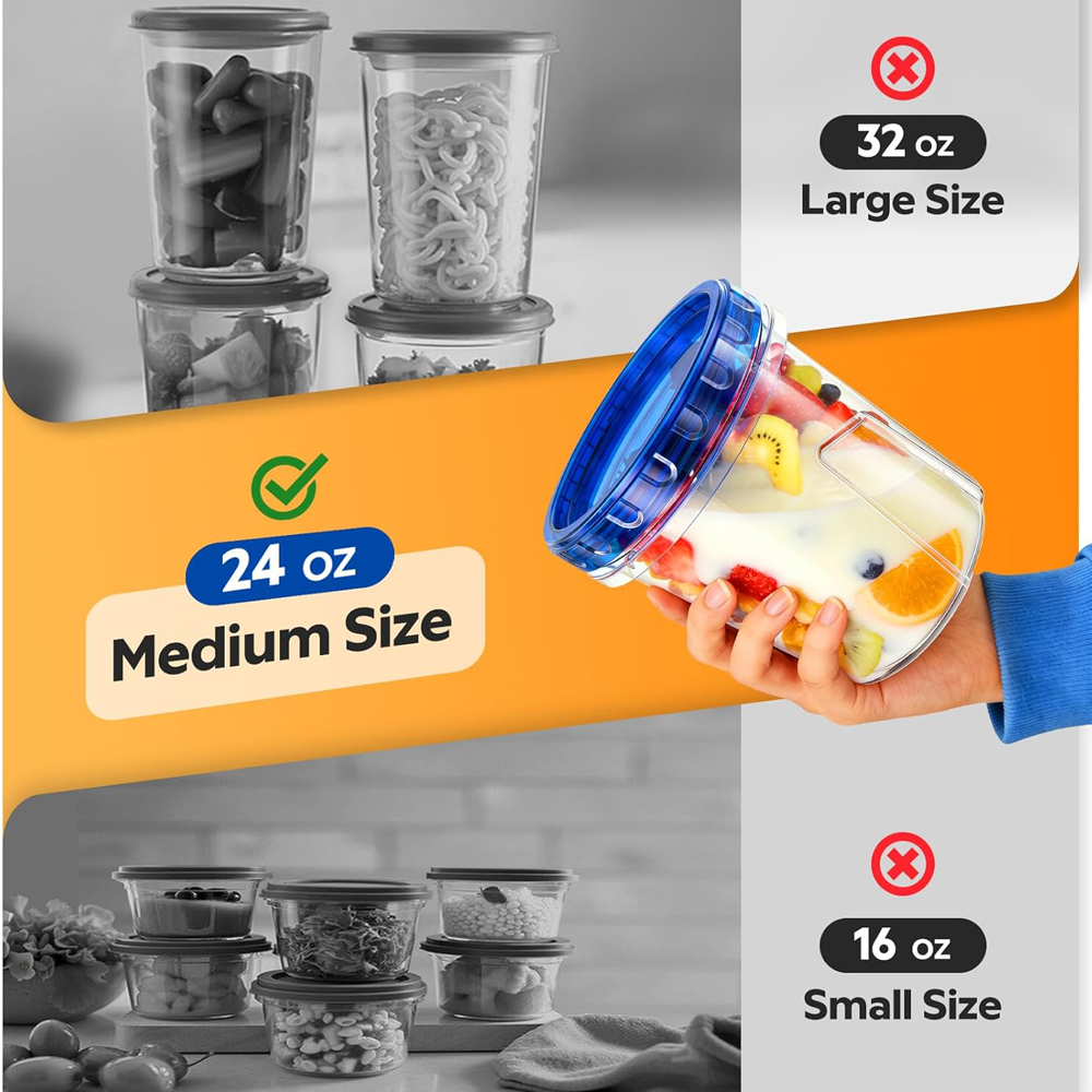 Freezer Storage Containers Air - Food Storage Containers With Lids avaliação e preço