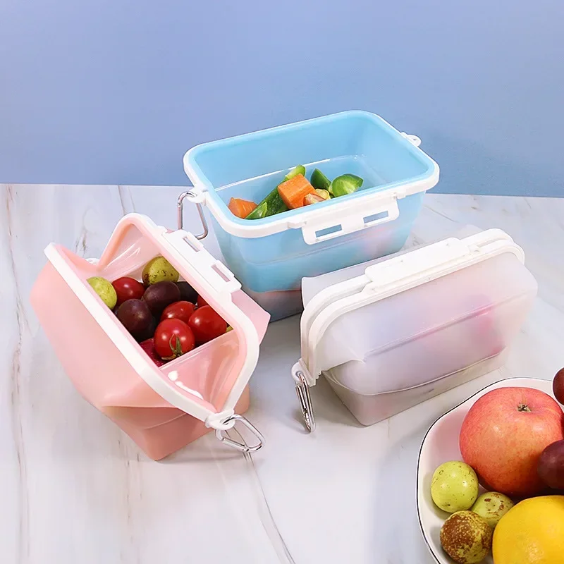 Silicone Travel Premium Reusab - Food Storage Silicone avaliação e preço